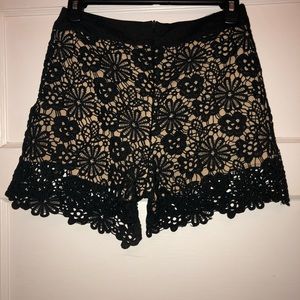 Lace shorts